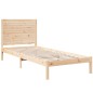 vidaXL Massivholzbett Extra Lang ohne Matratze 100x210 cm vidaXL Massivholzbett Extra Lang ohne Matratze 100x210 cm