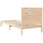 vidaXL Massivholzbett Extra Lang ohne Matratze 100x210 cm vidaXL Massivholzbett Extra Lang ohne Matratze 100x210 cm