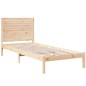 vidaXL Massivholzbett Extra Lang ohne Matratze 90x210 cm vidaXL Massivholzbett Extra Lang ohne Matratze 90x210 cm