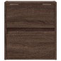 vidaXL TV-Wandschrank mit LED-Beleuchtung Eichen-Optik 41x31x45 cm