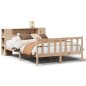 vidaXL Massivholzbett mit Regal ohne Matratze 150x200 cm Kiefernholz vidaXL Massivholzbett mit Regal ohne Matratze 150x200 cm Kiefernholz