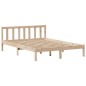 vidaXL Massivholzbett mit Regal ohne Matratze 150x200 cm Kiefernholz vidaXL Massivholzbett mit Regal ohne Matratze 150x200 cm Kiefernholz