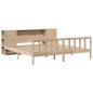 vidaXL Massivholzbett mit Regal ohne Matratze 200x200 cm Kiefernholz vidaXL Massivholzbett mit Regal ohne Matratze 200x200 cm Kiefernholz