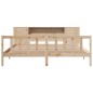 vidaXL Massivholzbett mit Regal ohne Matratze 200x200 cm Kiefernholz vidaXL Massivholzbett mit Regal ohne Matratze 200x200 cm Kiefernholz