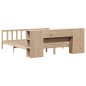 vidaXL Massivholzbett mit Regal ohne Matratze 200x200 cm Kiefernholz vidaXL Massivholzbett mit Regal ohne Matratze 200x200 cm Kiefernholz