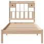 vidaXL Massivholzbett mit Regal ohne Matratze 90x190 cm Kiefer vidaXL Massivholzbett mit Regal ohne Matratze 90x190 cm Kiefer