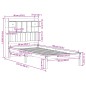 vidaXL Massivholzbett mit Regal ohne Matratze 90x190 cm Kiefer vidaXL Massivholzbett mit Regal ohne Matratze 90x190 cm Kiefer