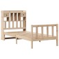 vidaXL Massivholzbett mit Regal ohne Matratze 90x190 cm Kiefer vidaXL Massivholzbett mit Regal ohne Matratze 90x190 cm Kiefer
