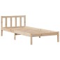vidaXL Massivholzbett mit Regal ohne Matratze 90x190 cm Kiefer vidaXL Massivholzbett mit Regal ohne Matratze 90x190 cm Kiefer