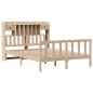 vidaXL Massivholzbett mit Regal ohne Matratze 140x200 cm Kiefernholz vidaXL Massivholzbett mit Regal ohne Matratze 140x200 cm Kiefernholz