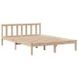 vidaXL Massivholzbett mit Regal ohne Matratze 140x200 cm Kiefernholz vidaXL Massivholzbett mit Regal ohne Matratze 140x200 cm Kiefernholz