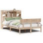 vidaXL Massivholzbett mit Regal ohne Matratze 135x190 cm Kiefernholz vidaXL Massivholzbett mit Regal ohne Matratze 135x190 cm Kiefernholz