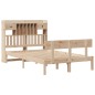 vidaXL Massivholzbett mit Regal ohne Matratze 135x190 cm Kiefernholz vidaXL Massivholzbett mit Regal ohne Matratze 135x190 cm Kiefernholz