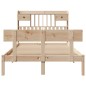 vidaXL Massivholzbett mit Regal ohne Matratze 135x190 cm Kiefernholz vidaXL Massivholzbett mit Regal ohne Matratze 135x190 cm Kiefernholz
