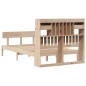 vidaXL Massivholzbett mit Regal ohne Matratze 135x190 cm Kiefernholz vidaXL Massivholzbett mit Regal ohne Matratze 135x190 cm Kiefernholz
