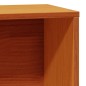 vidaXL Massivholzbett mit Regal ohne Matratze Wachsbraun 90x190 cm vidaXL Massivholzbett mit Regal ohne Matratze Wachsbraun 90x190 cm