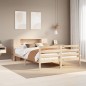 vidaXL Massivholzbett mit Regal ohne Matratze 120x190 cm Kiefer vidaXL Massivholzbett mit Regal ohne Matratze 120x190 cm Kiefer
