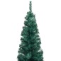 Künstlicher Weihnachtsbaum Schlank mit LEDs & Kugeln Grün 120cm Künstlicher Weihnachtsbaum Schlank mit LEDs & Kugeln Grün 120cm