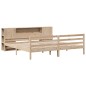 vidaXL Massivholzbett mit Regal ohne Matratze 200x200 cm Kiefernholz vidaXL Massivholzbett mit Regal ohne Matratze 200x200 cm Kiefernholz