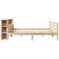 vidaXL Massivholzbett mit Regal ohne Matratze 200x200 cm Kiefernholz vidaXL Massivholzbett mit Regal ohne Matratze 200x200 cm Kiefernholz