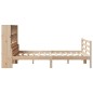 vidaXL Massivholzbett mit Regal ohne Matratze 150x200 cm Kiefernholz vidaXL Massivholzbett mit Regal ohne Matratze 150x200 cm Kiefernholz
