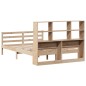 vidaXL Massivholzbett mit Regal ohne Matratze 150x200 cm Kiefernholz vidaXL Massivholzbett mit Regal ohne Matratze 150x200 cm Kiefernholz