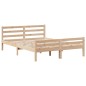 vidaXL Massivholzbett mit Regal ohne Matratze 150x200 cm Kiefernholz vidaXL Massivholzbett mit Regal ohne Matratze 150x200 cm Kiefernholz