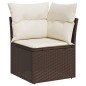 vidaXL 10-tlg. Garten-Sofagarnitur mit Kissen Braun Poly Rattan vidaXL 10-tlg. Garten-Sofagarnitur mit Kissen Braun Poly Rattan