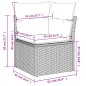 vidaXL 10-tlg. Garten-Sofagarnitur mit Kissen Braun Poly Rattan vidaXL 10-tlg. Garten-Sofagarnitur mit Kissen Braun Poly Rattan