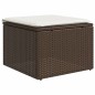 vidaXL 7-tlg. Garten-Sofagarnitur mit Kissen Braun Poly Rattan vidaXL 7-tlg. Garten-Sofagarnitur mit Kissen Braun Poly Rattan
