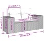 vidaXL 7-tlg. Garten-Sofagarnitur mit Kissen Braun Poly Rattan vidaXL 7-tlg. Garten-Sofagarnitur mit Kissen Braun Poly Rattan