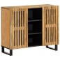 vidaXL Sideboard 90x34x75 cm Raues Massivholz Mango vidaXL Sideboard 90x34x75 cm Raues Massivholz Mango