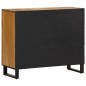 vidaXL Sideboard 90x34x75 cm Raues Massivholz Mango vidaXL Sideboard 90x34x75 cm Raues Massivholz Mango