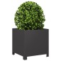 vidaXL Pflanzkübel 2 Stk. Schwarz 40x40x40 cm Stahl vidaXL Pflanzkübel 2 Stk. Schwarz 40x40x40 cm Stahl