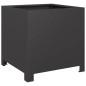 vidaXL Pflanzkübel 2 Stk. Schwarz 40x40x40 cm Stahl vidaXL Pflanzkübel 2 Stk. Schwarz 40x40x40 cm Stahl