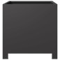 vidaXL Pflanzkübel 2 Stk. Schwarz 40x40x40 cm Stahl vidaXL Pflanzkübel 2 Stk. Schwarz 40x40x40 cm Stahl