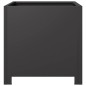 vidaXL Pflanzkübel 2 Stk. Schwarz 40x40x40 cm Stahl vidaXL Pflanzkübel 2 Stk. Schwarz 40x40x40 cm Stahl