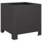 vidaXL Pflanzkübel 2 Stk. Schwarz 30x30x30 Stahl vidaXL Pflanzkübel 2 Stk. Schwarz 30x30x30 Stahl