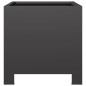 vidaXL Pflanzkübel 2 Stk. Schwarz 30x30x30 Stahl vidaXL Pflanzkübel 2 Stk. Schwarz 30x30x30 Stahl