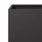 vidaXL Pflanzkübel 2 Stk. Schwarz 30x30x30 Stahl vidaXL Pflanzkübel 2 Stk. Schwarz 30x30x30 Stahl