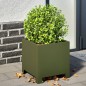vidaXL Pflanzkübel 2 Stk. Olivgrün 30x30x30 Stahl vidaXL Pflanzkübel 2 Stk. Olivgrün 30x30x30 Stahl