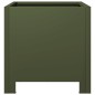 vidaXL Pflanzkübel 2 Stk. Olivgrün 30x30x30 Stahl vidaXL Pflanzkübel 2 Stk. Olivgrün 30x30x30 Stahl