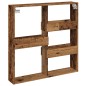 vidaXL Wandschrank Altholz-Optik 80x15x80 cm Holzwerkstoff vidaXL Wandschrank Altholz-Optik 80x15x80 cm Holzwerkstoff
