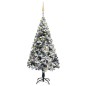 Künstlicher Weihnachtsbaum mit LEDs & Kugeln Grün 150 cm PVC Künstlicher Weihnachtsbaum mit LEDs & Kugeln Grün 150 cm PVC