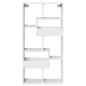 vidaXL Wandschrank Weiß 50x15x100 cm Holzwerkstoff vidaXL Wandschrank Weiß 50x15x100 cm Holzwerkstoff