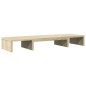 vidaXL Monitorständer Verstellbar Sonoma-Eiche 80x24x10,5 cm vidaXL Monitorständer Verstellbar Sonoma-Eiche 80x24x10,5 cm