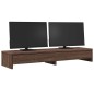 vidaXL Monitorständer mit Schubladen Eichen-Optik 100x27x15 cm vidaXL Monitorständer mit Schubladen Eichen-Optik 100x27x15 cm