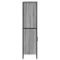 vidaXL Highboard Grau Sonoma 79,5x35,5x137,5 cm Holzwerkstoff vidaXL Highboard Grau Sonoma 79,5x35,5x137,5 cm Holzwerkstoff