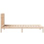 vidaXL Massivholzbett Extra Lang ohne Matratze 100x220 cm vidaXL Massivholzbett Extra Lang ohne Matratze 100x220 cm