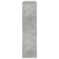 vidaXL Bücherregal Betongrau 100x33x125,5 cm Holzwerkstoff vidaXL Bücherregal Betongrau 100x33x125,5 cm Holzwerkstoff